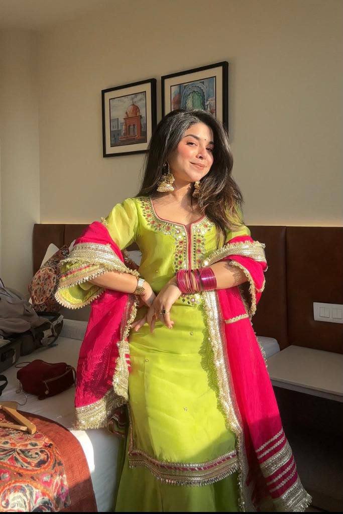 Diwali Special Designer Sharara Suit with Dupatta