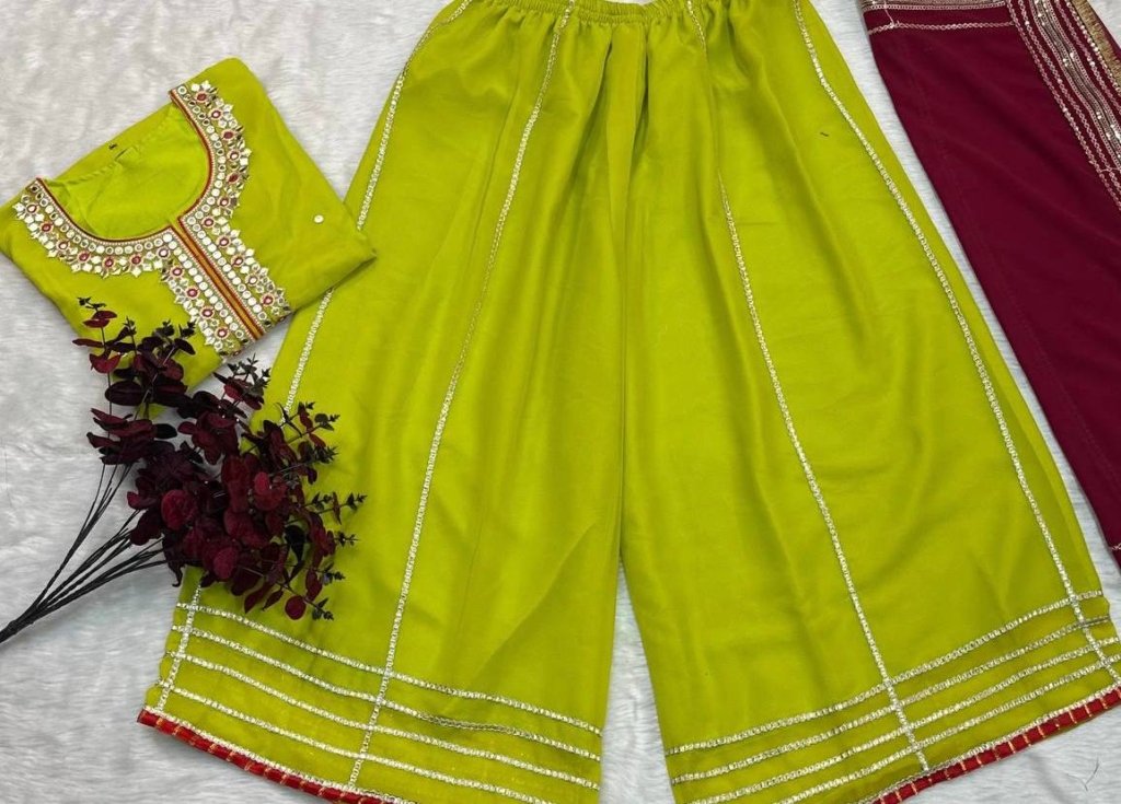 Diwali Special Designer Sharara Suit with Dupatta