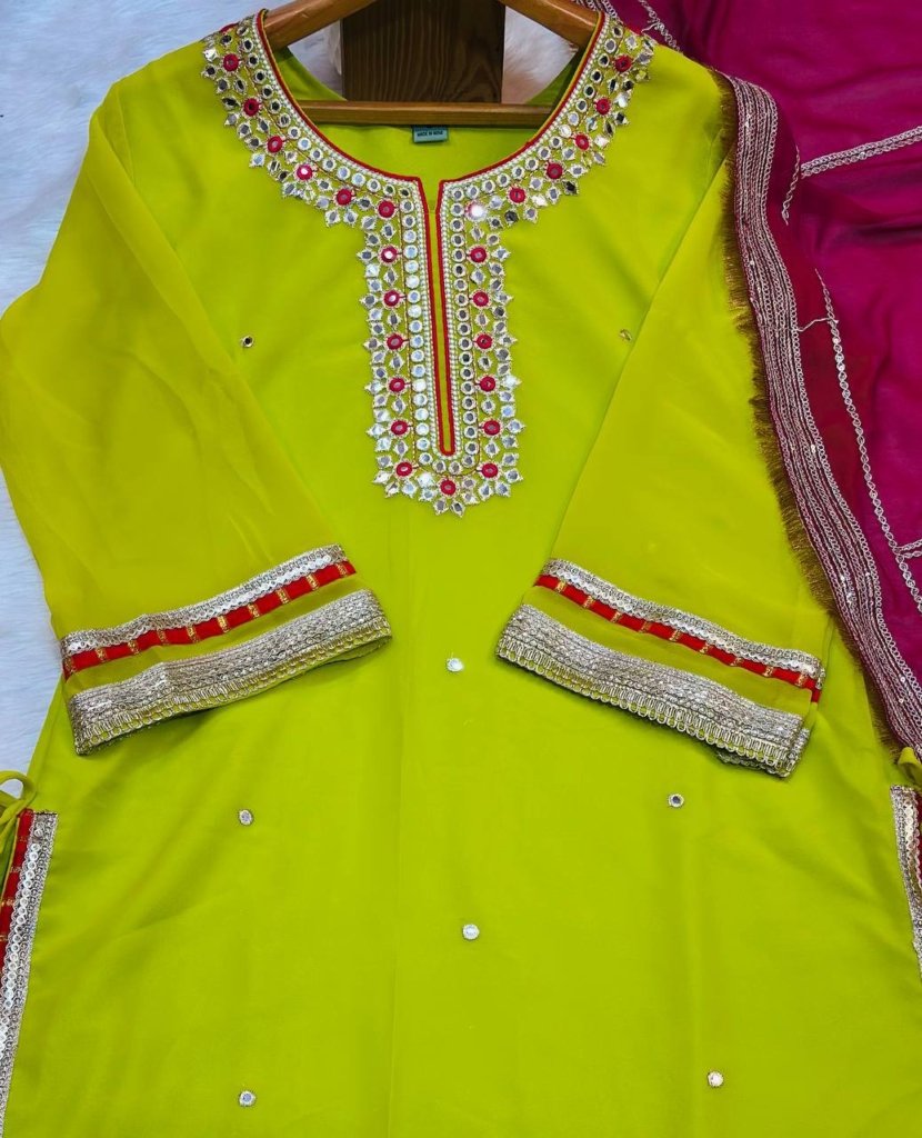Diwali Special Designer Sharara Suit with Dupatta