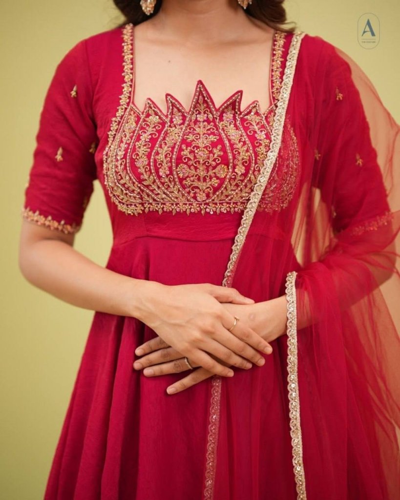 Premium Layered Gown with Dupatta – Wedding & Festive Collection 2026