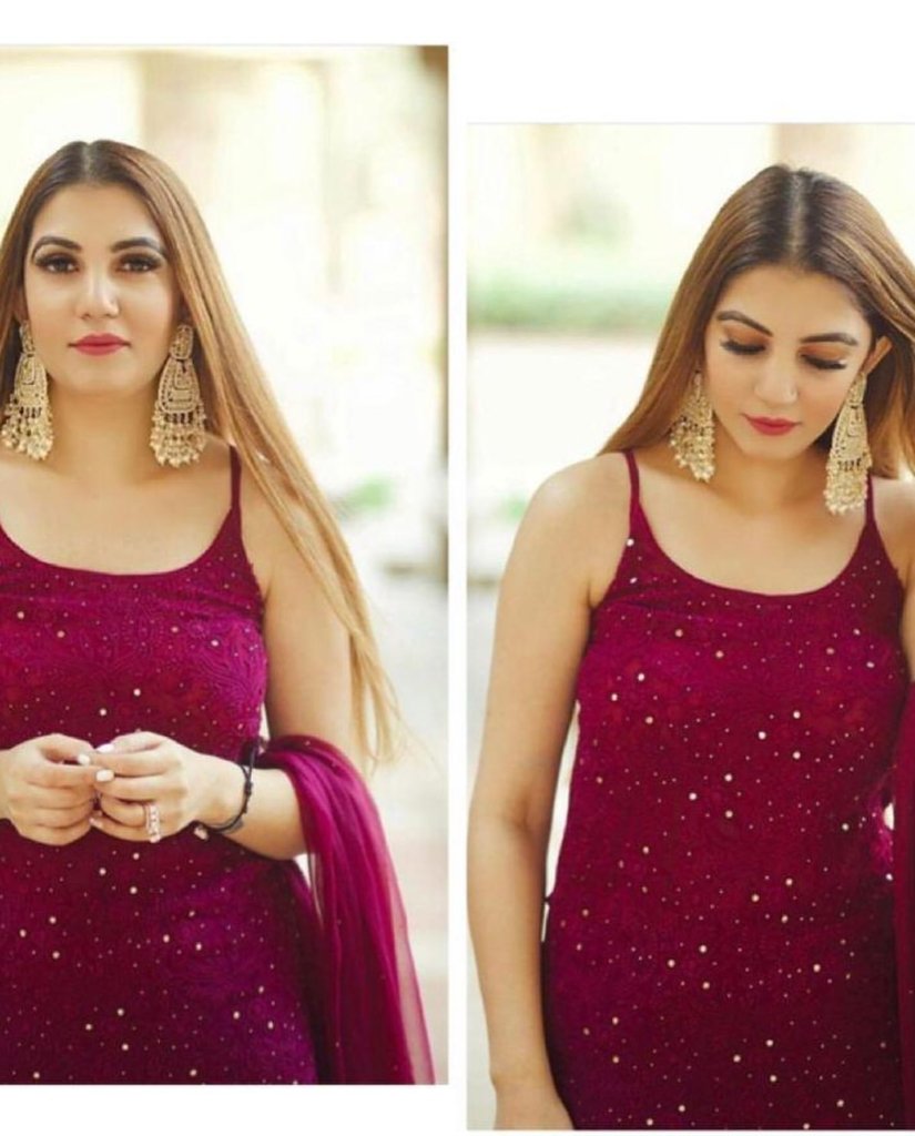 Kurta Sharara Set With Dupatta